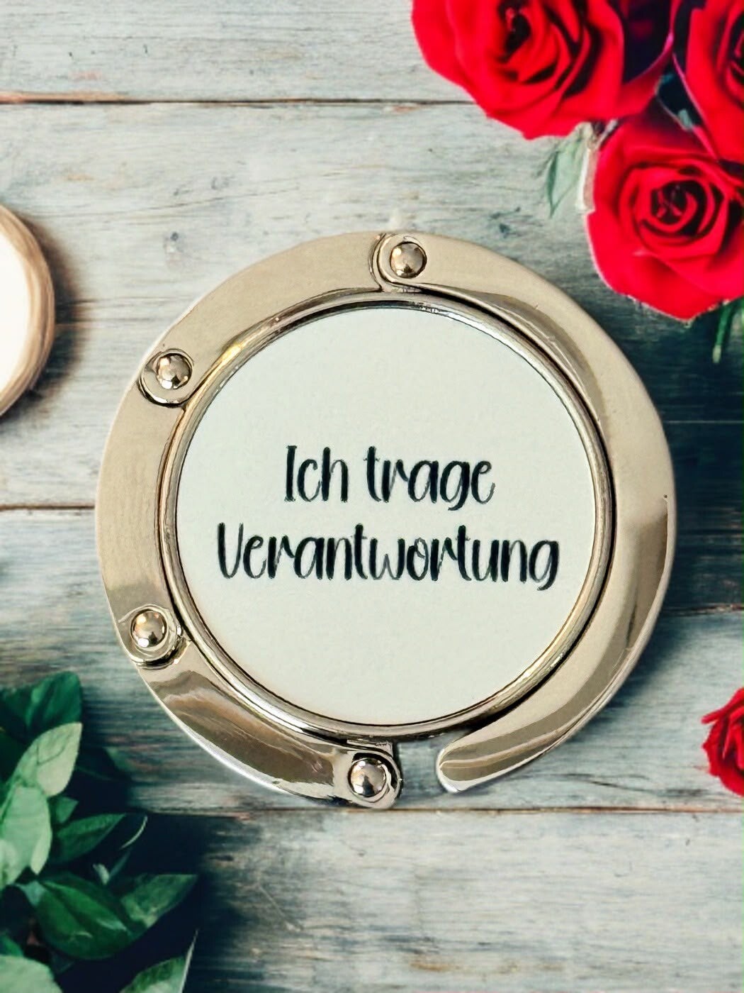 Taschenaufhänger ich trage Verantwortung