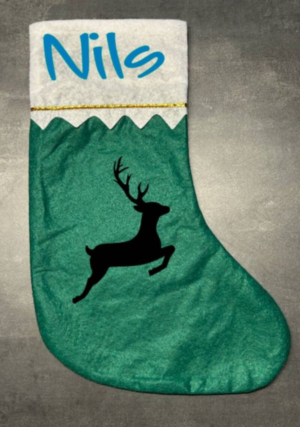 Weihnachtstrumpf Renntier