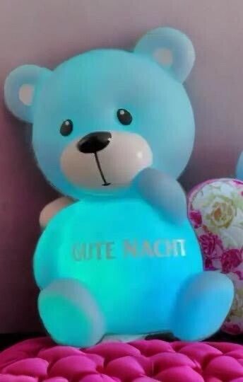 Leucht Teddy Gute Nacht mit Farbwechsel