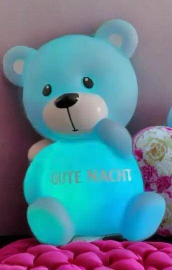 Leucht Teddy Gute Nacht mit Farbwechsel