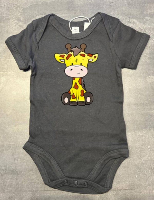 Baby Body Kurzarm Giraffe
