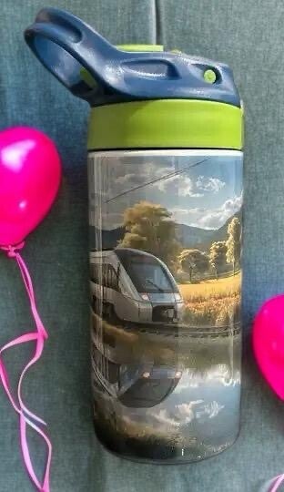 Kinder Trinkflasche Zug