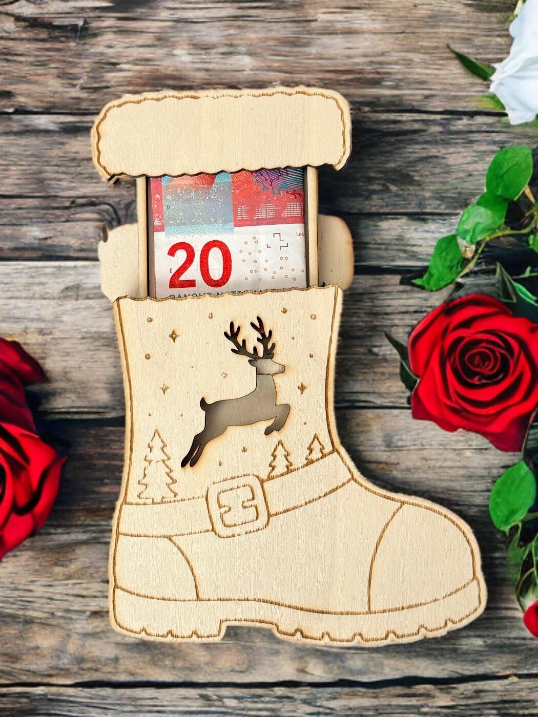 Geldgeschenk Stiefel
