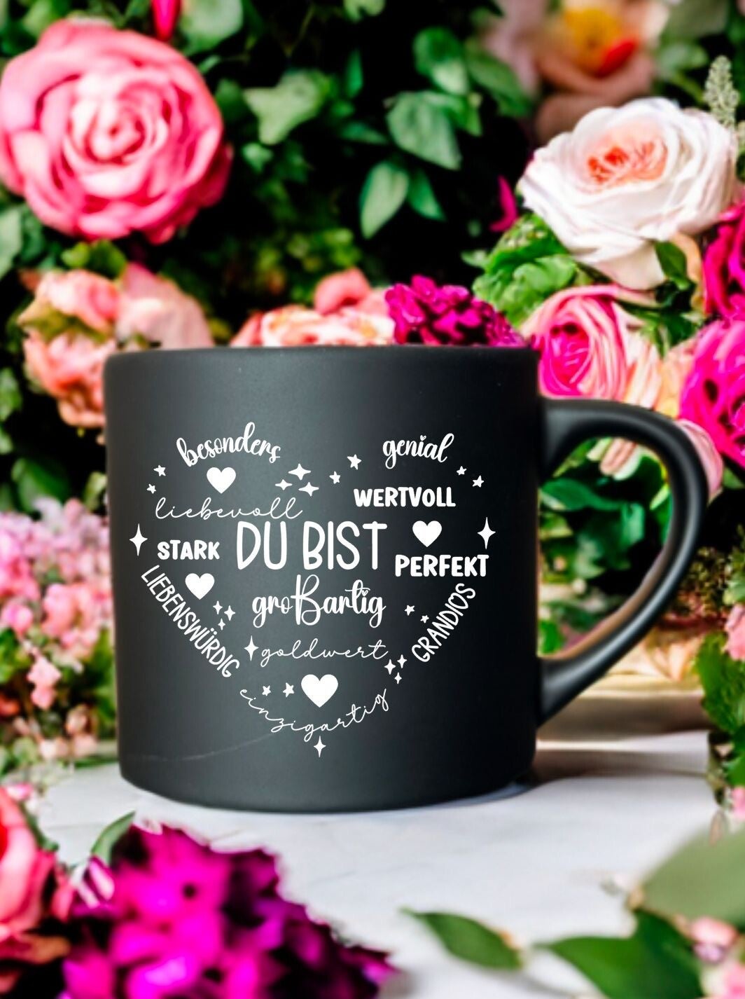 Tasse gelasert Du bist
