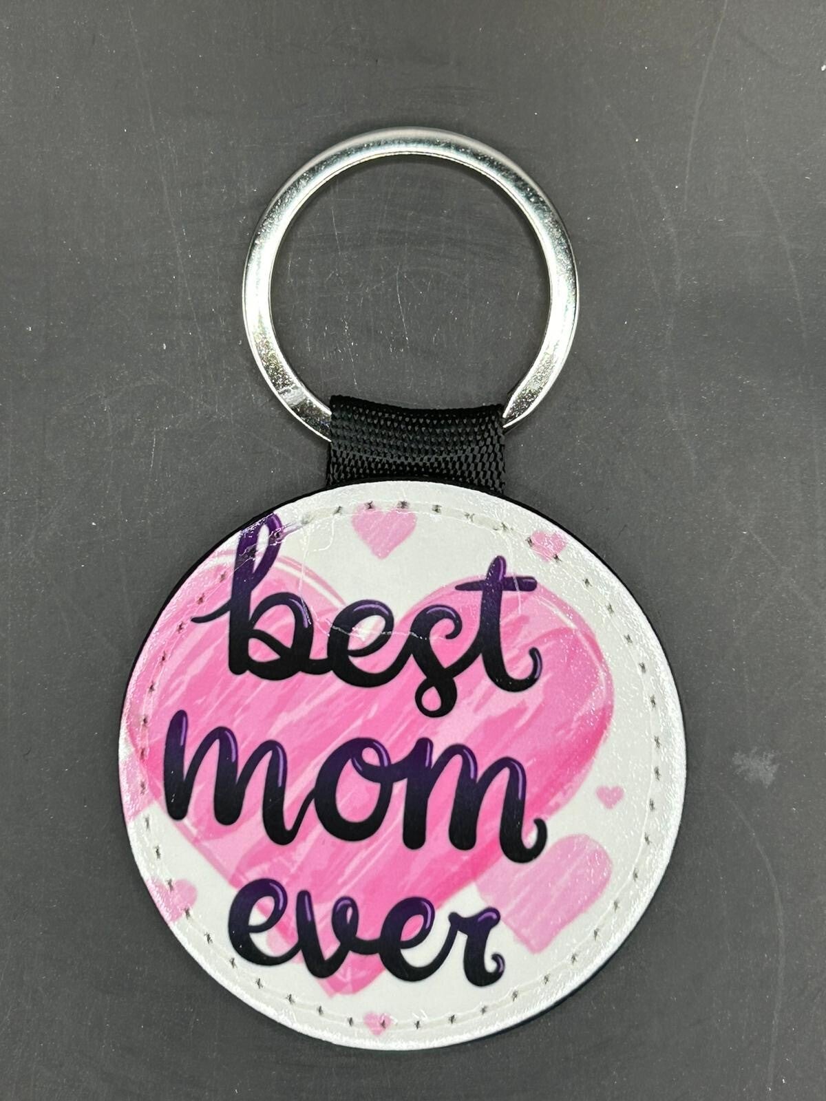 Schüsselanhänger Rund Best Mom