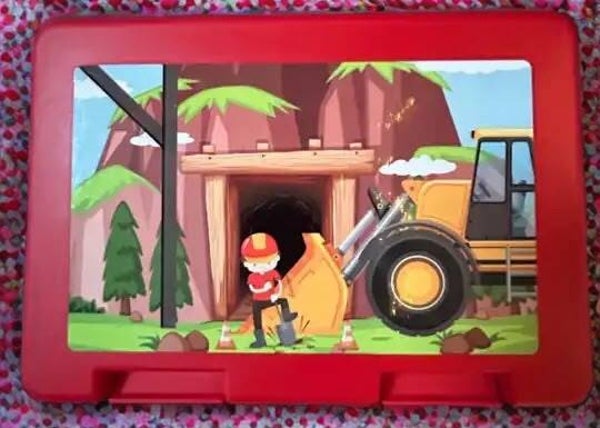 Kinder Znünibox Bagger Höhle