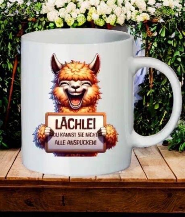 Tasse Lächle