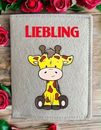 Impfpasshülle Giraffe