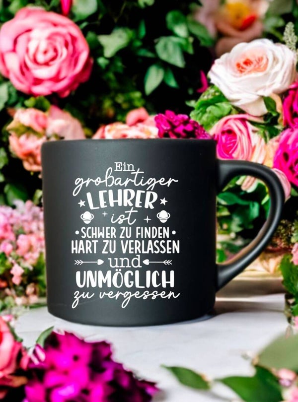 Tasse gelasert Lehrer
