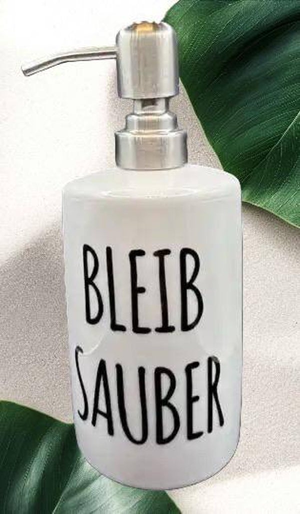 Seifenspender Bleib Sauber