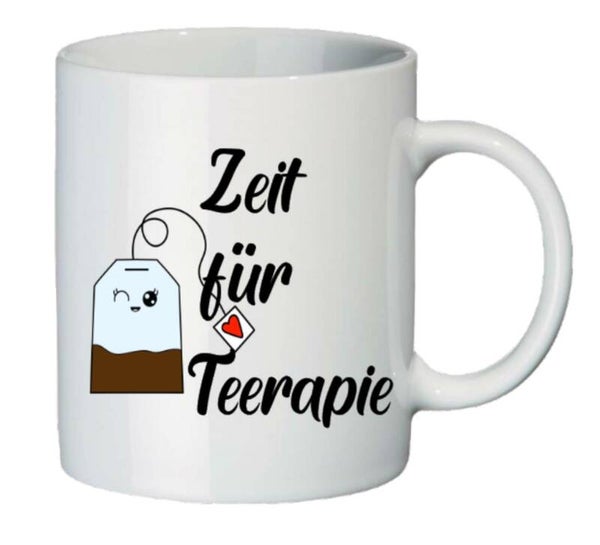 Tasse Zeit für Teerapie