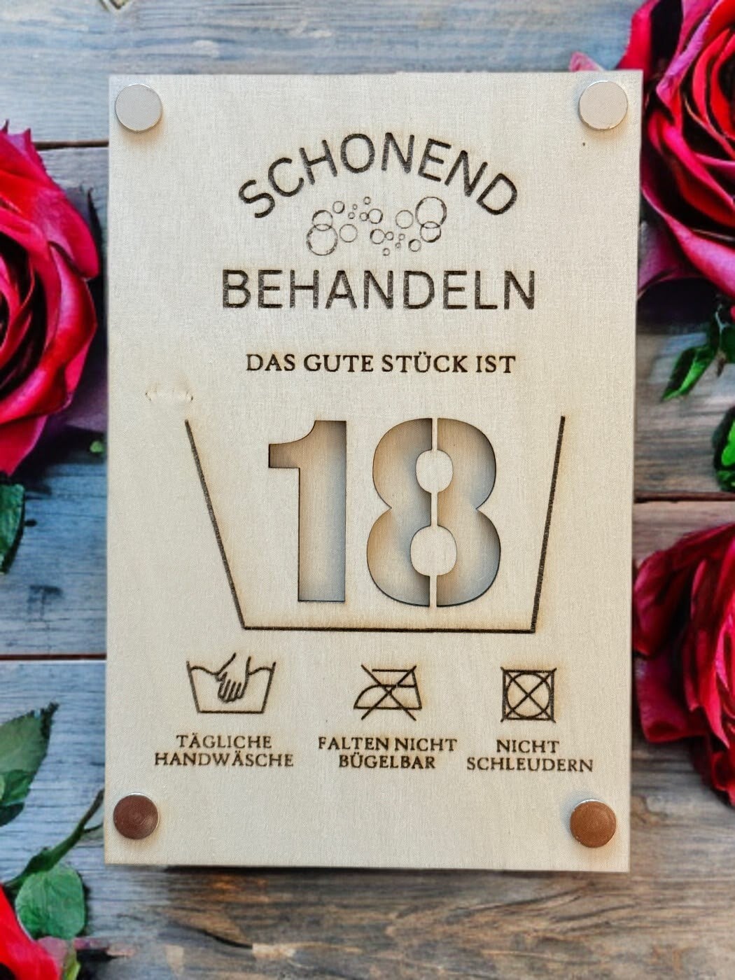Geldgeschenk Schonen behandeln 18
