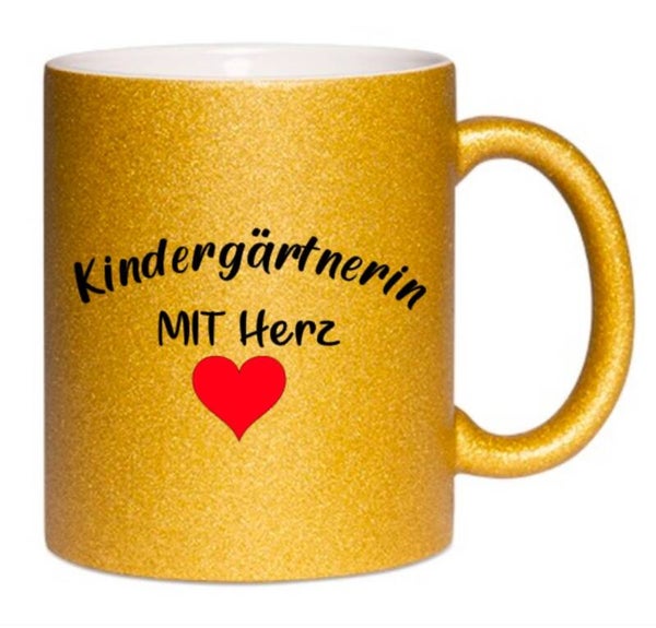 Tasse Kindergarten-lehrerin mit Herz