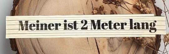 Doppelmeter meiner ist 2 Meter lang