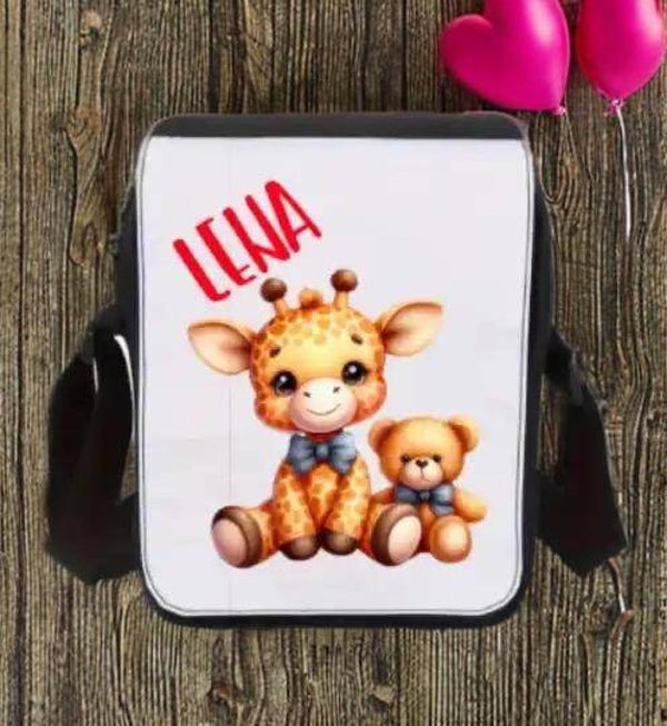 Kindergartentasche Giraffe und Bär