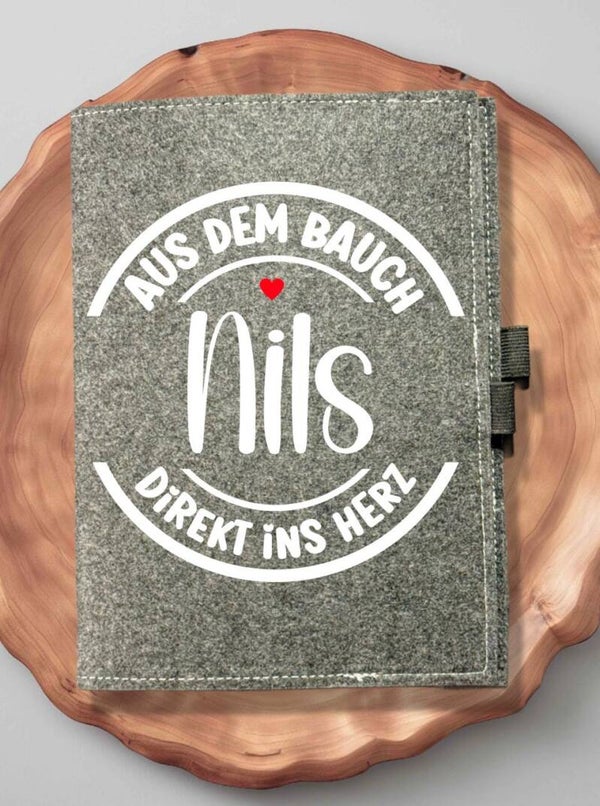 Gesundheitshefthülle Aus dem Bauch
