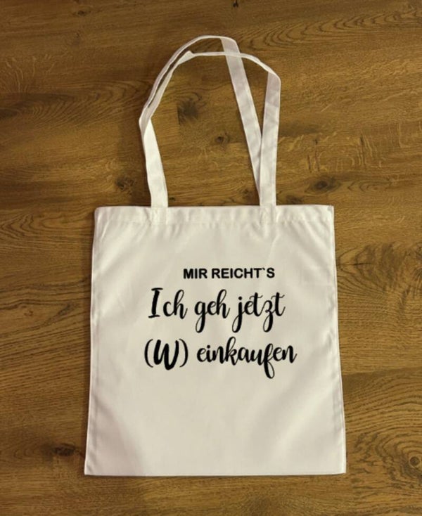 Faltbare Einkaufstasche (W)einkaufen