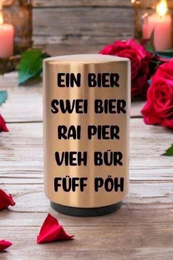 Flaschenöffner Rund Ein Bier