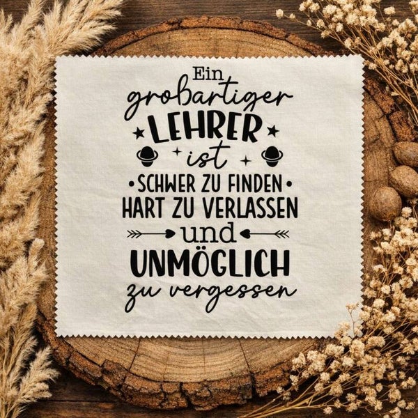 Brillenputztuch Grossartiger Lehrer