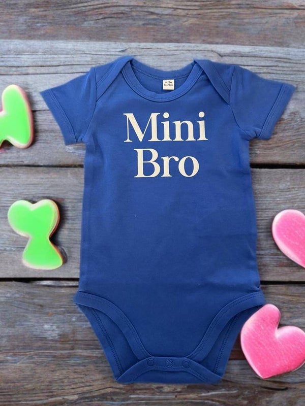 Babybody Kurzarm Mini Bro