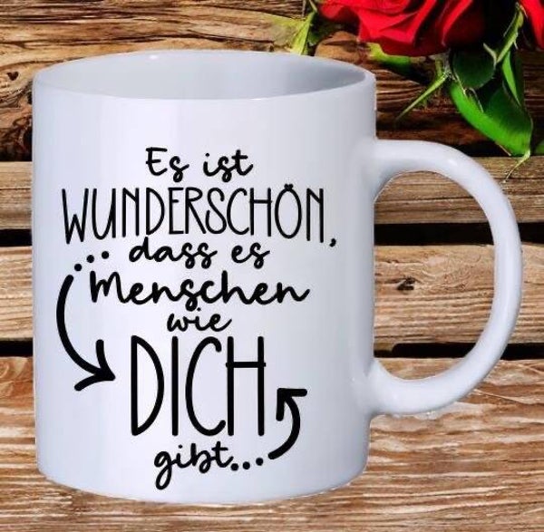 Keramiktasse Wunderschön