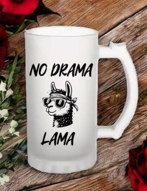 Bierkrug No Drama Lama