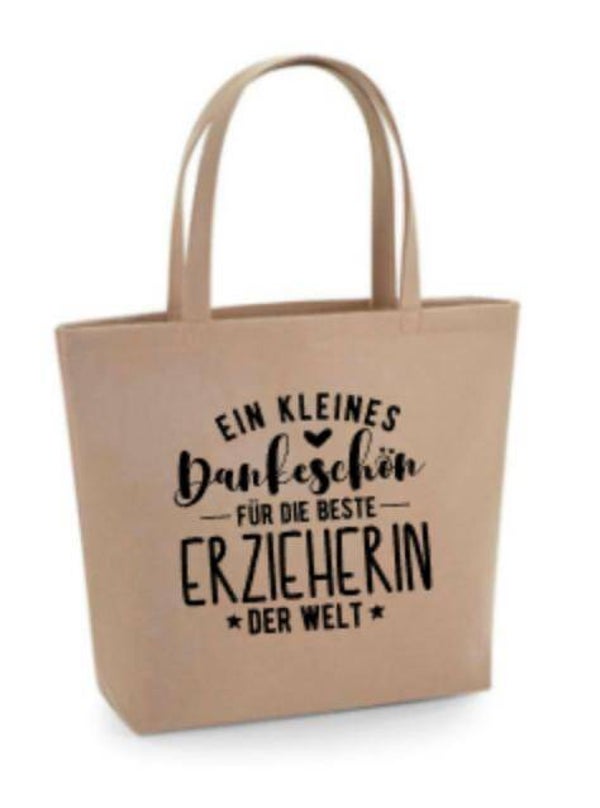 Filztasche Erzieherin/Erzieher
