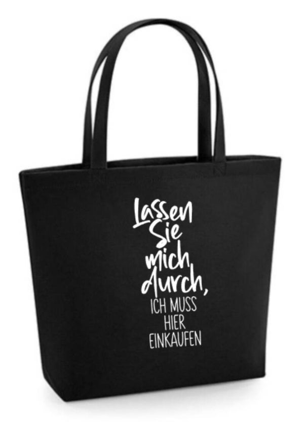 Filztasche Lassen sie mich durch