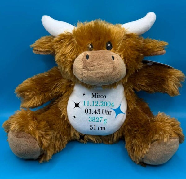 Plüschtier Kuh Geburt