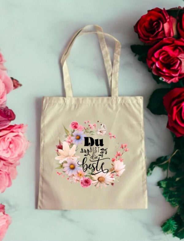 Einkaufstasche Du bist die Beste