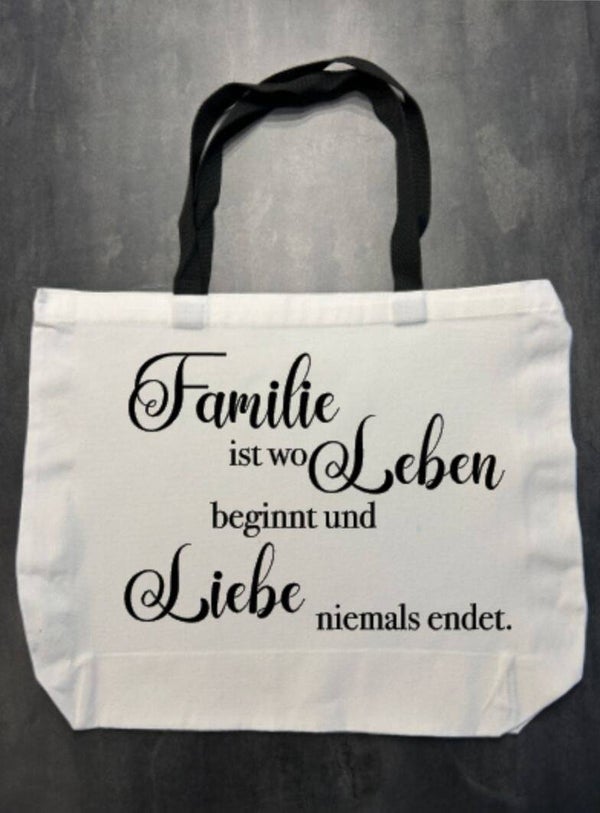 Einkaufstasche Familie