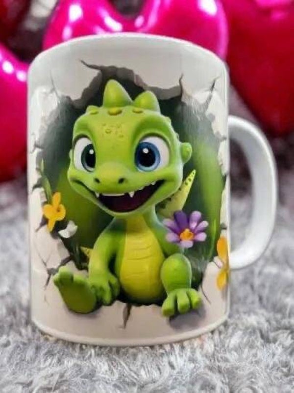 Tasse Drache Grün