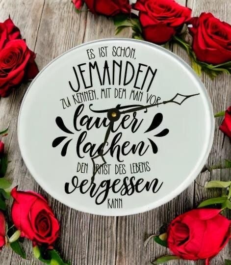 Wanduhr Lauter Lachen