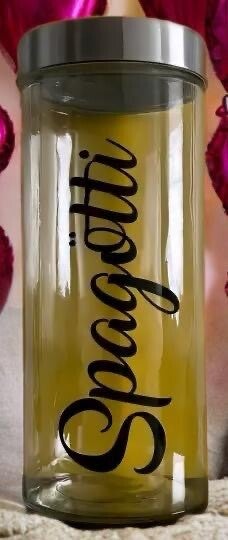 Spagötti Glas schwarz