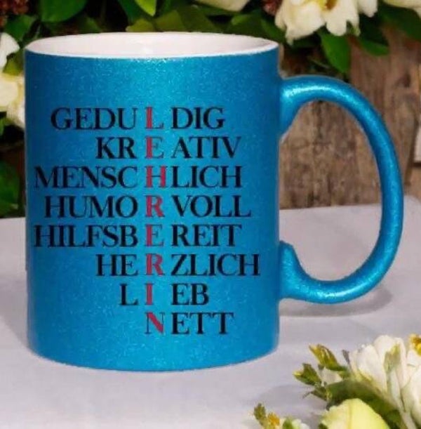 Tasse Lehrerin