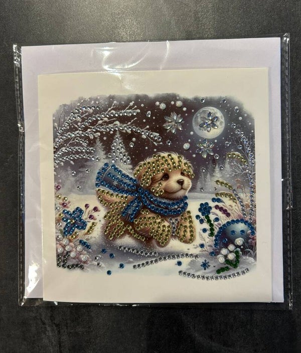 Weihnachtskarte Hund 6