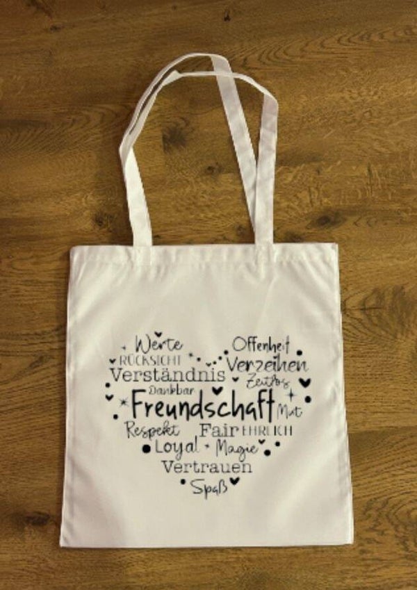 Faltbare Einkaufstasche Freundschaft