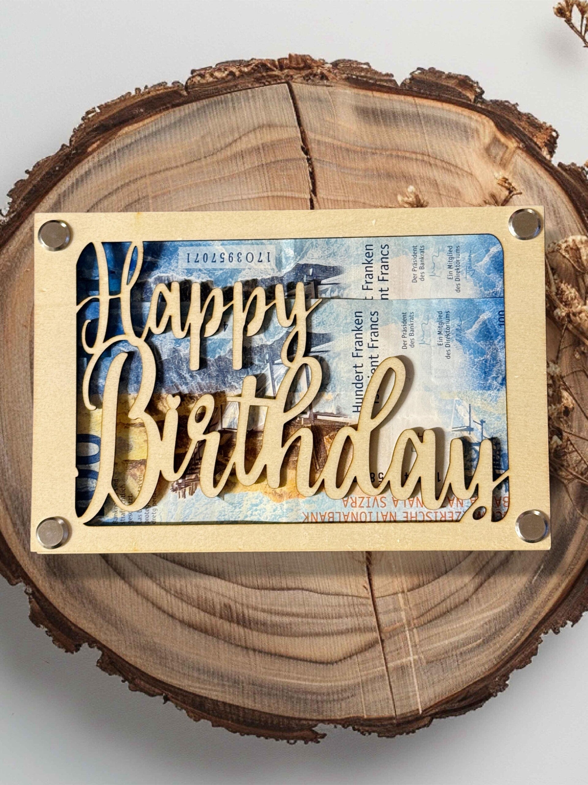 Geldgeschenk Happy Birthday
