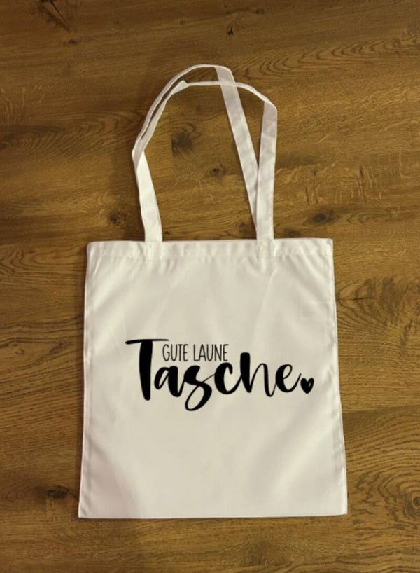 Faltbare Einkaufstasche Gute Laune