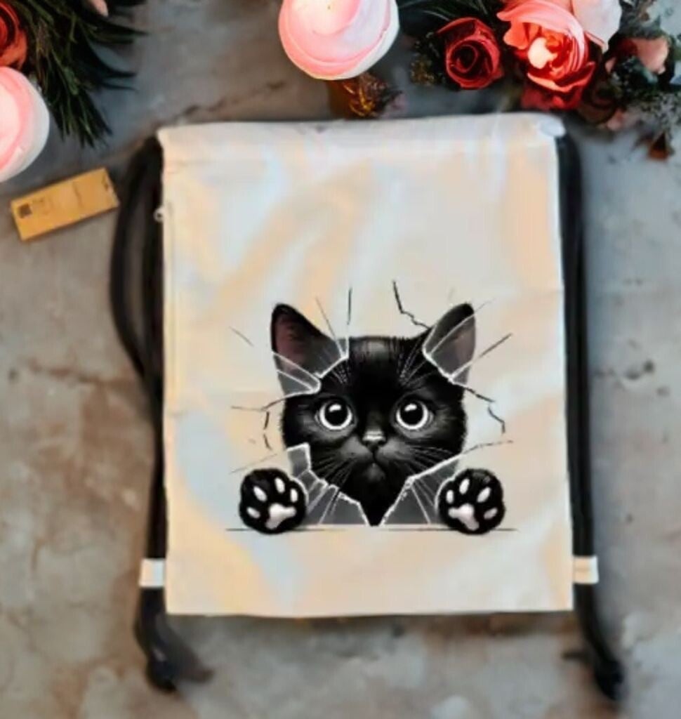 Turnbeutel Katze