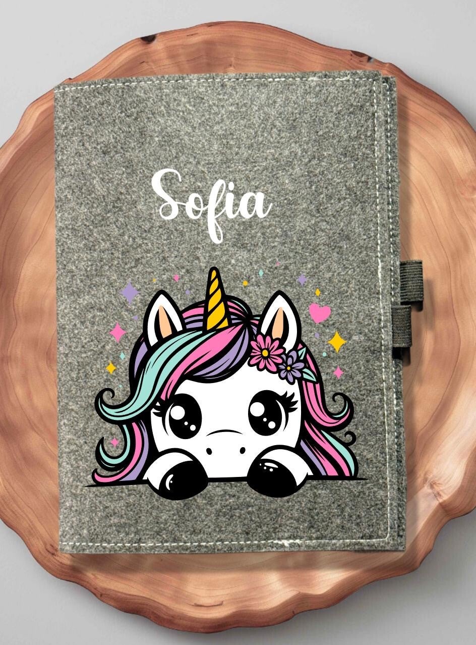 Gesundheitshefthülle Einhorn