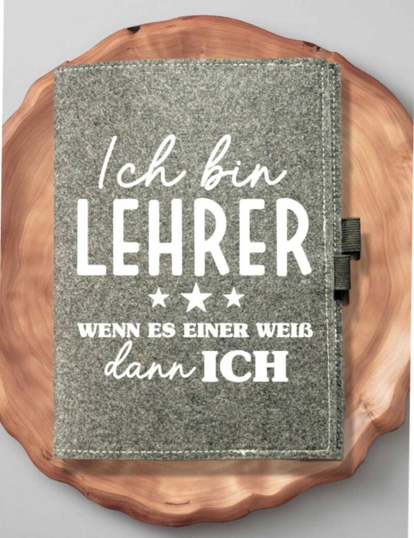 Notizbuch Ich bin Lehrer