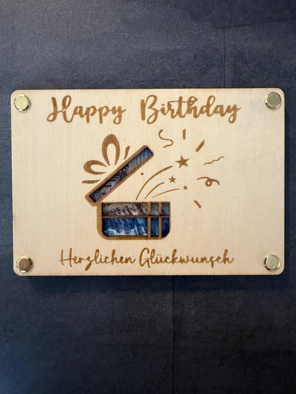 Geldgeschenk Happy Birthday Geschenk