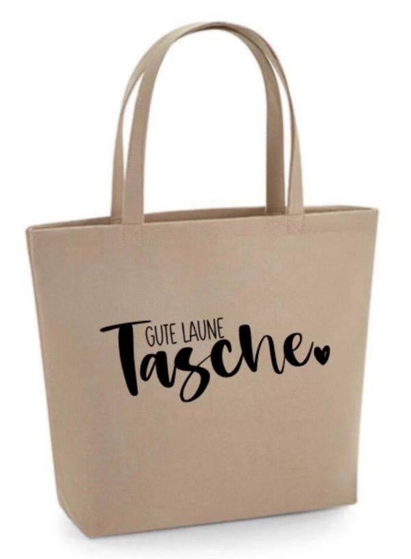 Filztasche Gute Laune