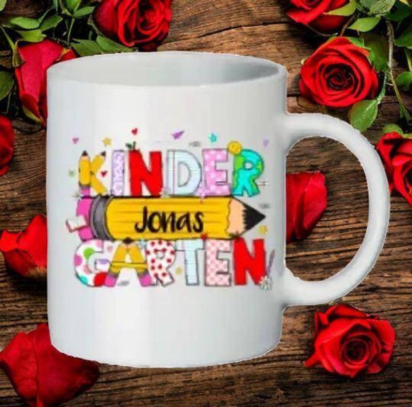 Tasse Kindergarten mit Name