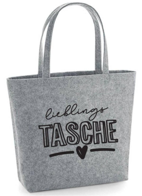Filztasche Lieblingstasche