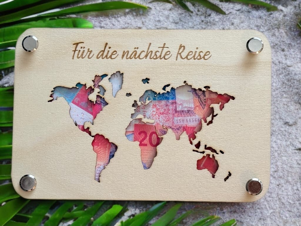 Geldgeschenk Reise