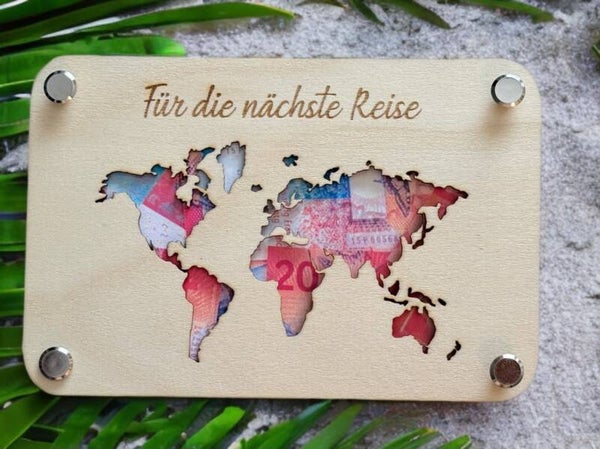 Geldgeschenk Reise