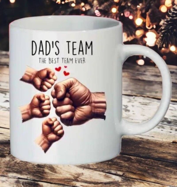 Tasse das Team 4 Fäuste