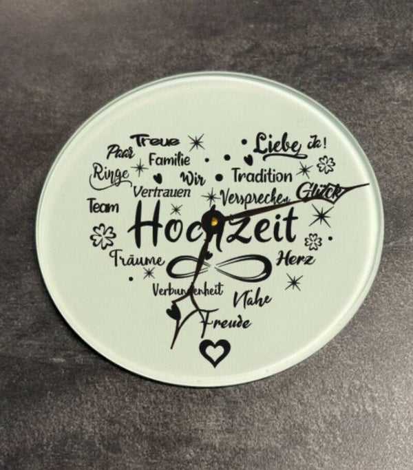 Wanduhr Hochzeit